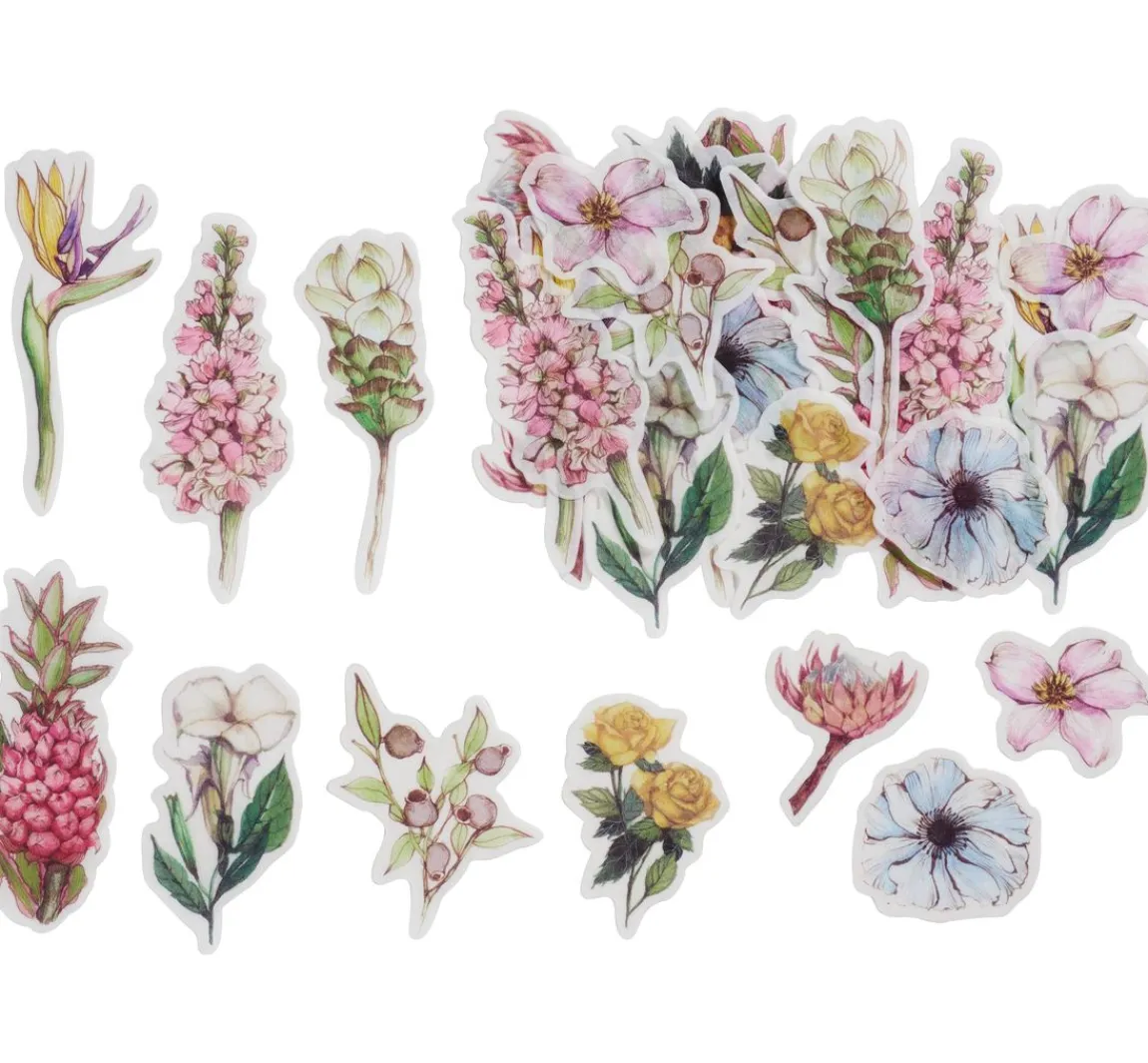Outlet creativ company Washi Sticker "Blumen Pastell"