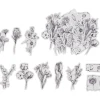 Hot creativ company Washi Sticker "Blumen Schwarz/Weiß"