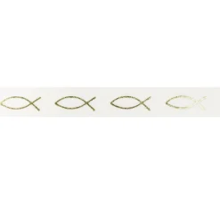 Outlet Rico Design Washi Tape "Fische Gold"
