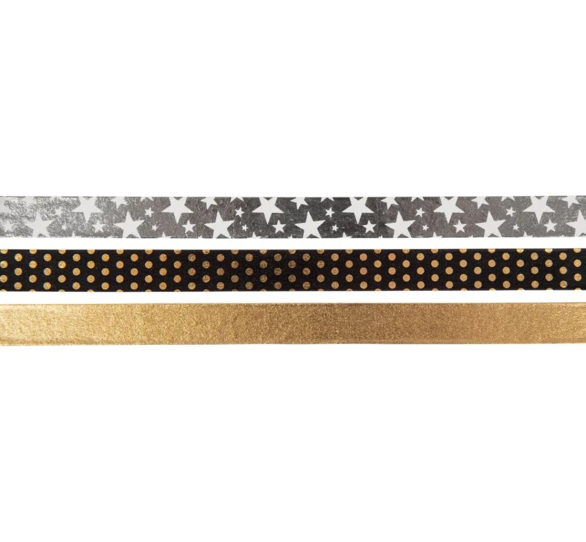 Online Rayher Washi Tape Set "Gold/Silver Foil"