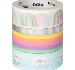 Outlet folia Washi Tape Set "Hot Foil Rainbow"