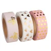 Rayher Washi Tape Set "Rose/Gold Foil"