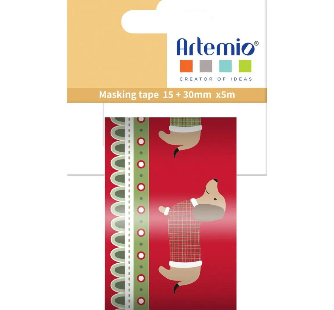 Artemio Washi Tapes "Woofy Christmas"