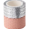 New folia Washi-Dekor "Rosé/Silber"