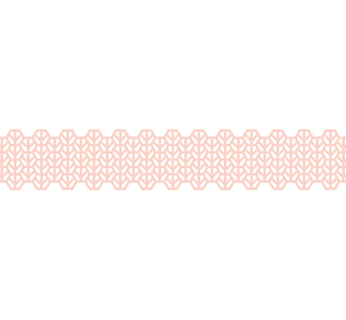New folia Washi-Dekor "Rosé/Silber"