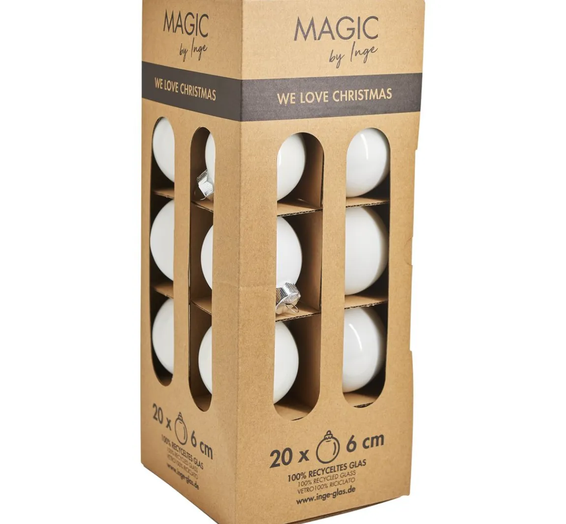 Discount Magic by Inge Weihnachtskugeln aus Glas, Ø 6cm