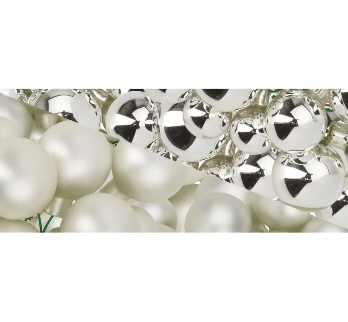Othmar Decorations Weihnachtskugeln aus Glas am Draht