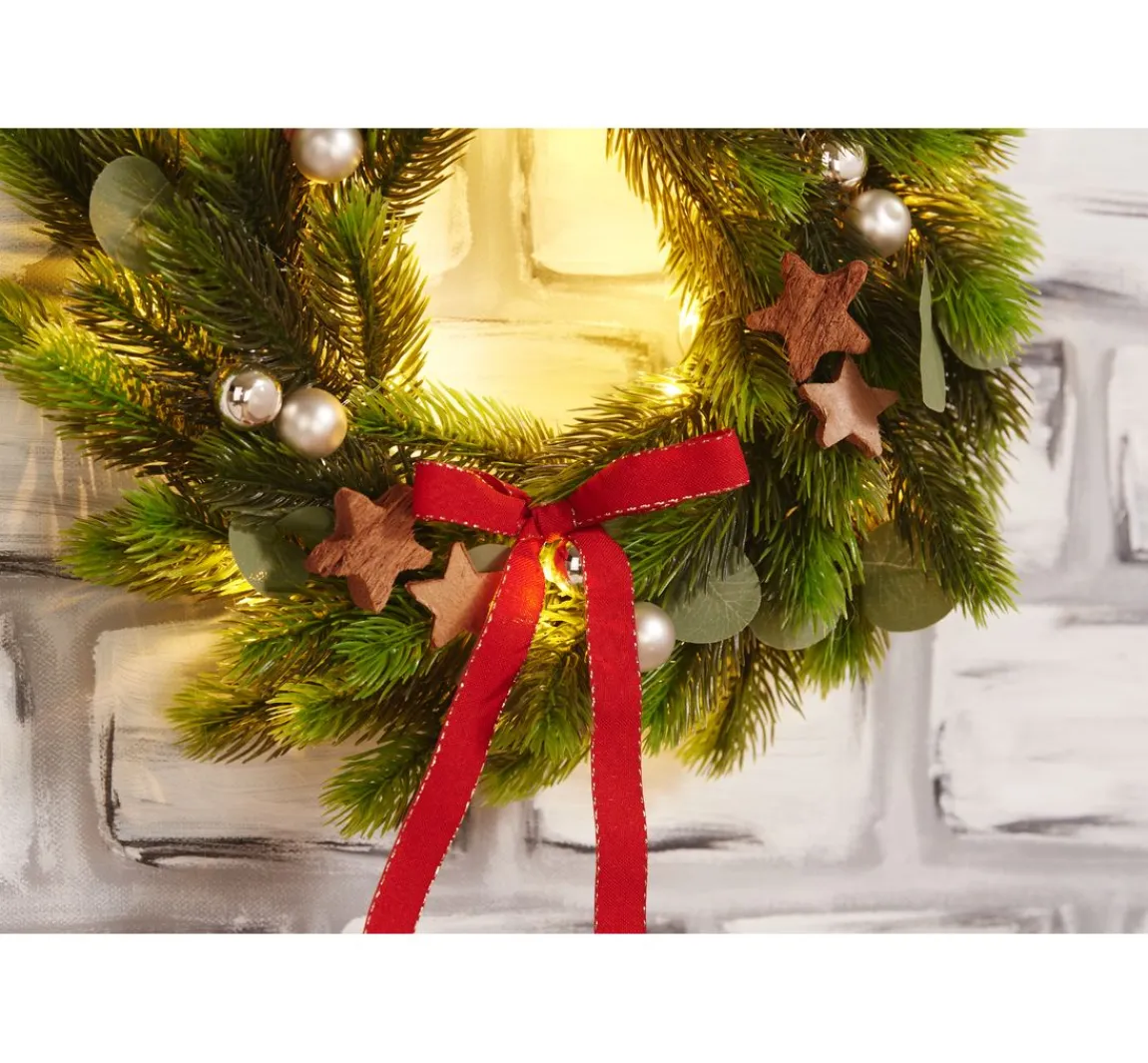 Othmar Decorations Weihnachtskugeln aus Glas am Draht