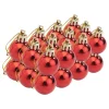 Hot Othmar Decorations Weihnachtskugeln aus Kunststoff, 24 Stück