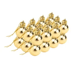 Hot Othmar Decorations Weihnachtskugeln aus Kunststoff, 24 Stück