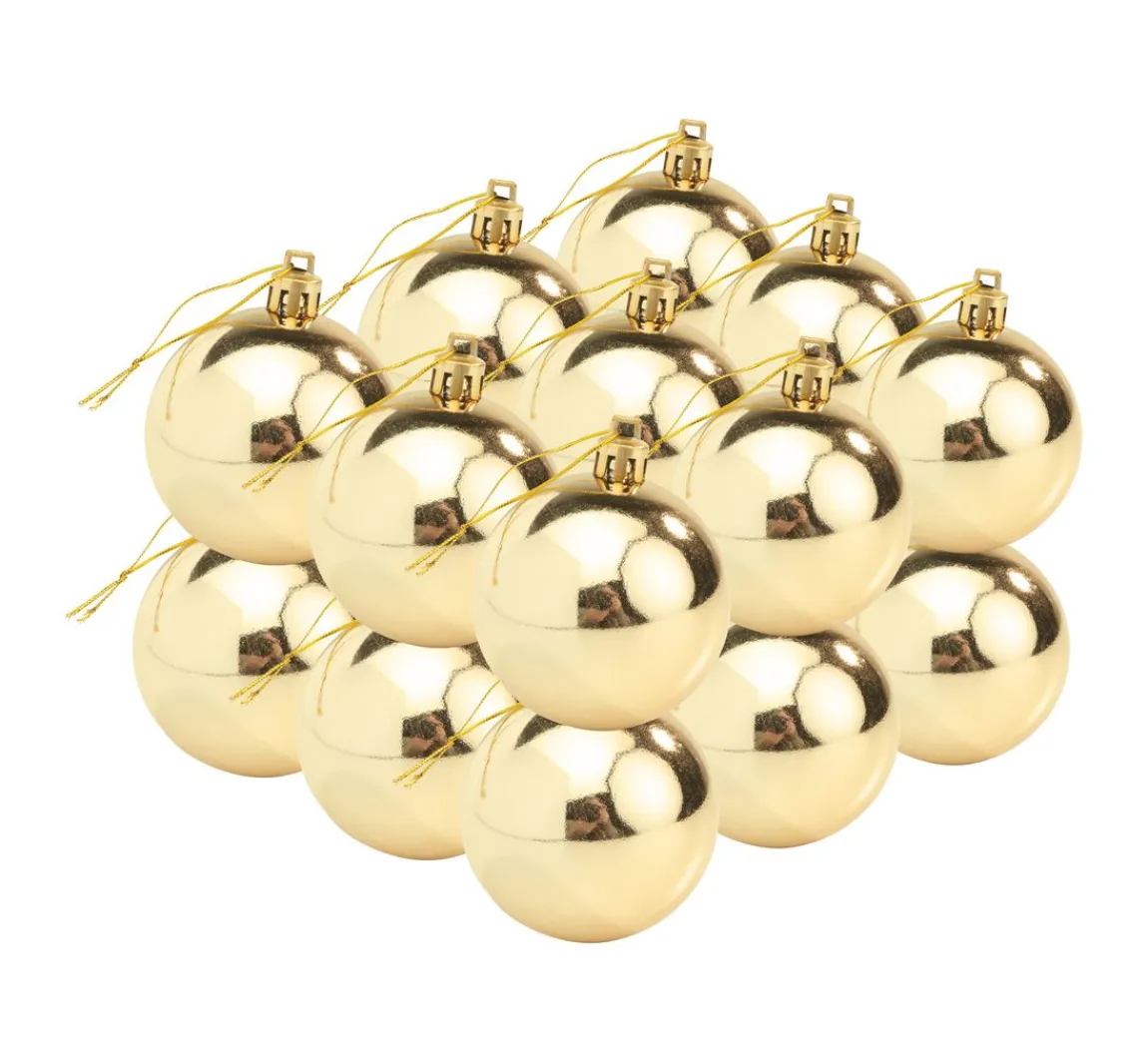 Hot Othmar Decorations Weihnachtskugeln aus Kunststoff, 18 Stück