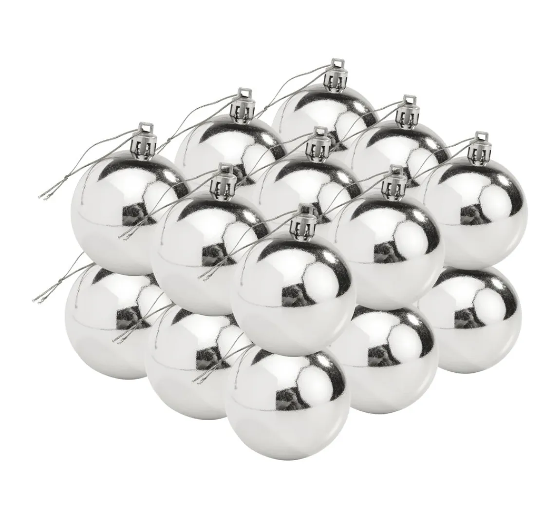 Hot Othmar Decorations Weihnachtskugeln aus Kunststoff, 18 Stück