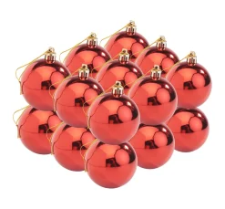 Hot Othmar Decorations Weihnachtskugeln aus Kunststoff, 18 Stück