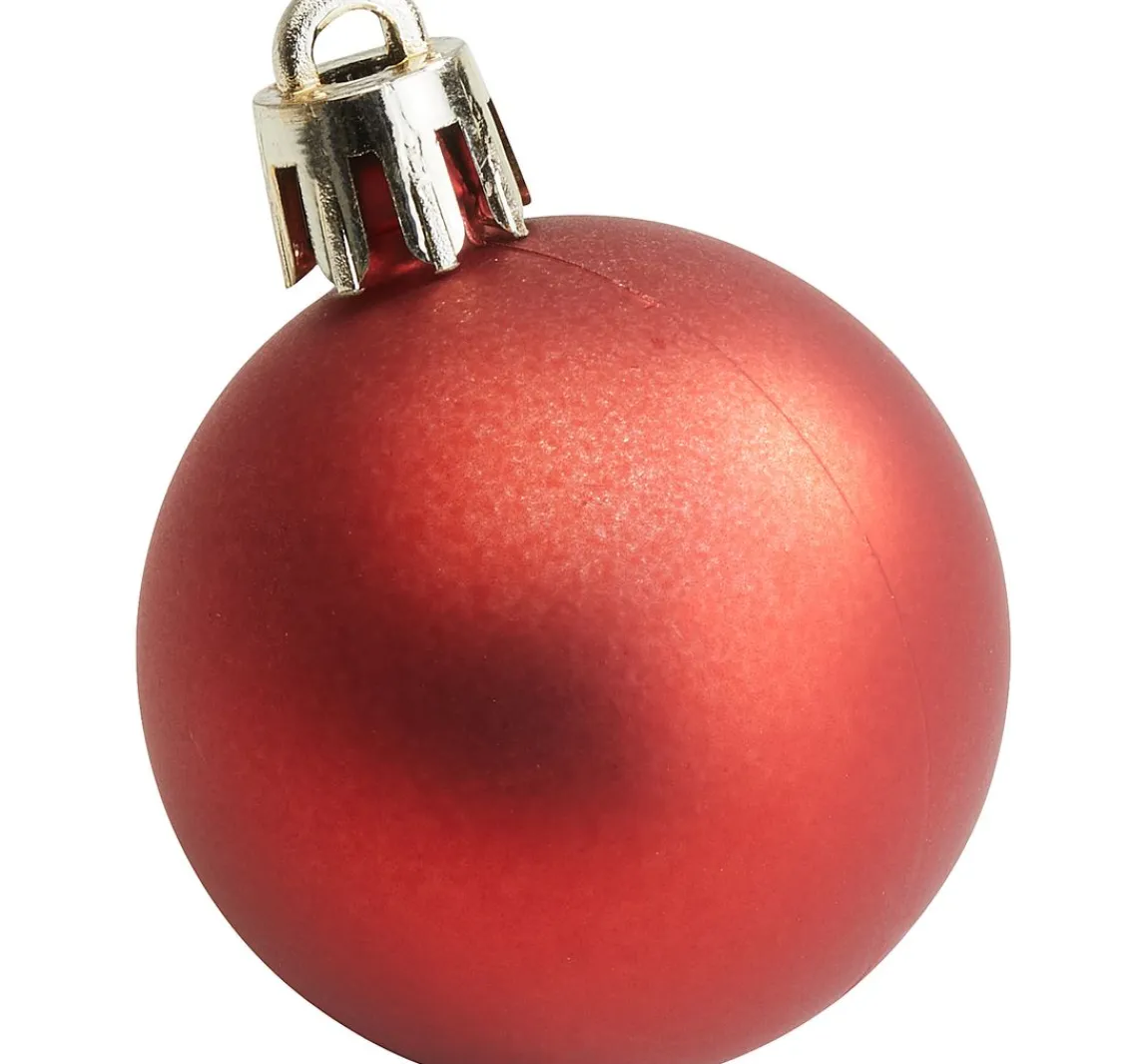 Othmar Decorations Weihnachtskugeln aus Kunststoff, 10 Stück, Ø 4,4 cm