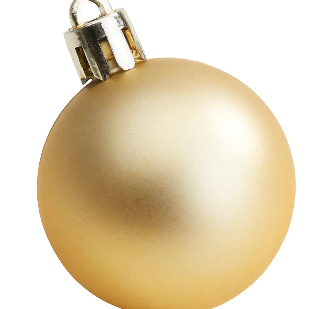 Othmar Decorations Weihnachtskugeln aus Kunststoff, 10 Stück, Ø 4,4 cm