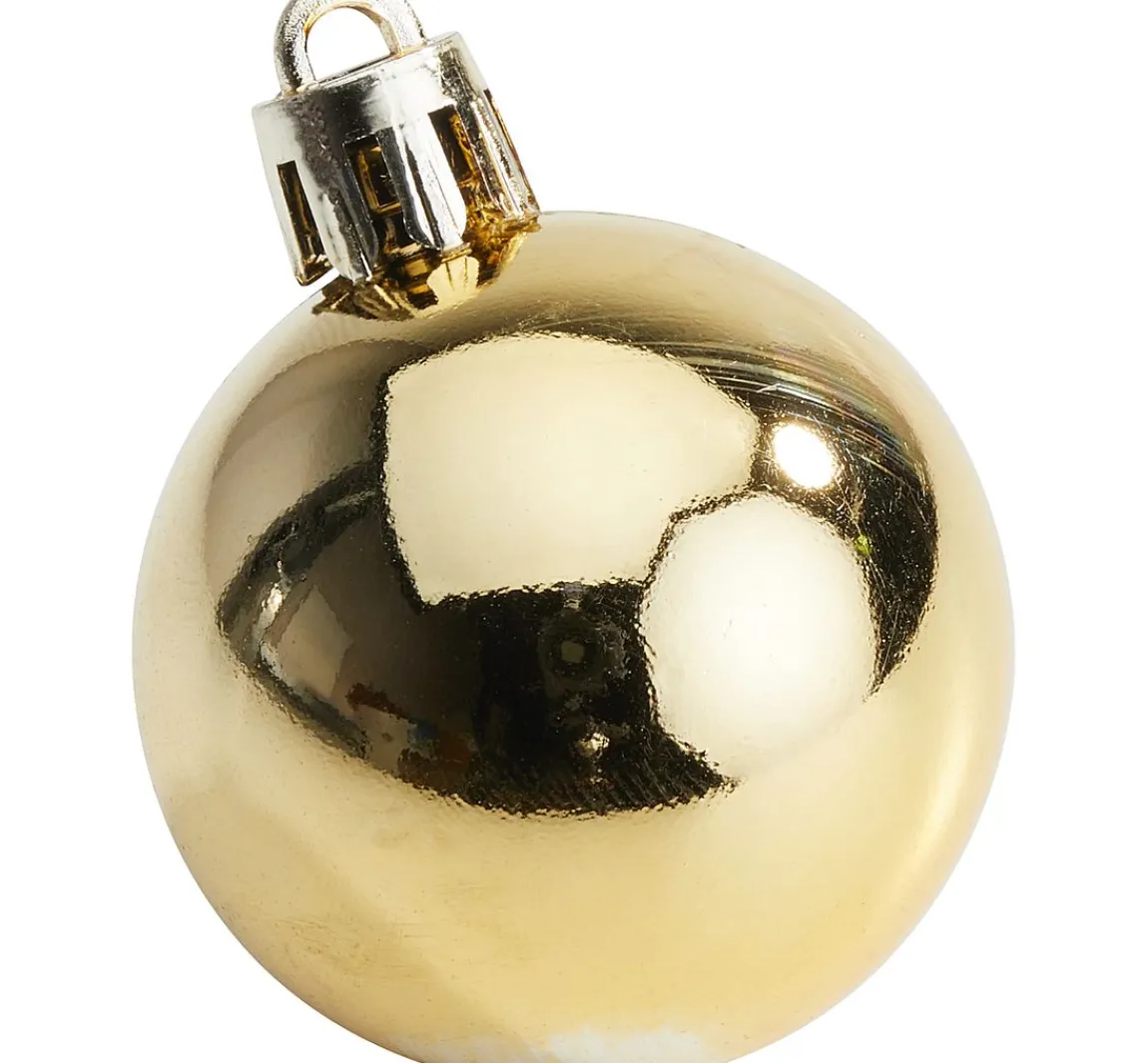 Othmar Decorations Weihnachtskugeln aus Kunststoff, 10 Stück, Ø 4,4 cm