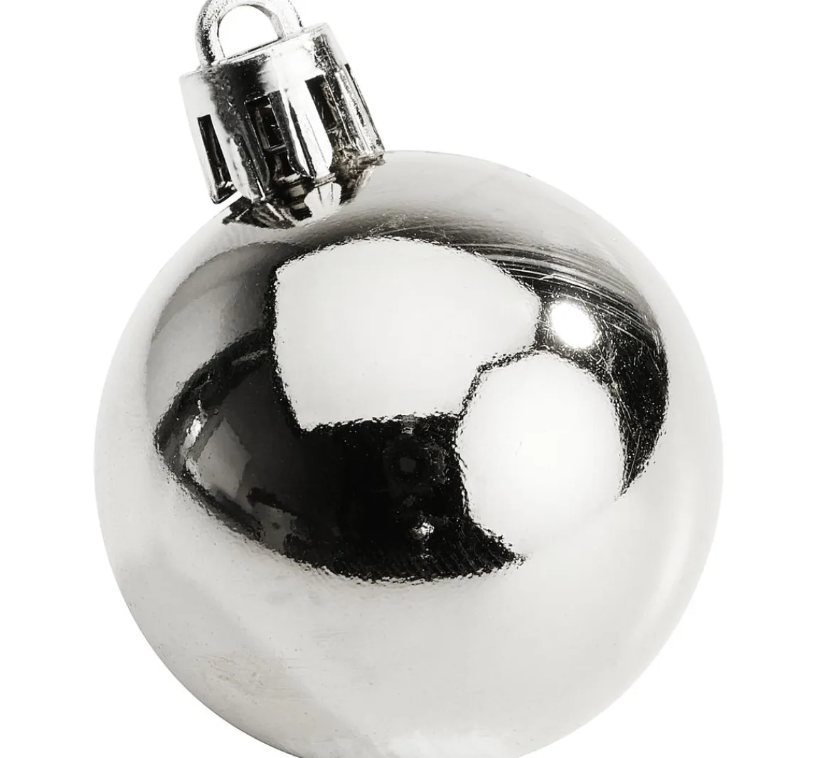 Othmar Decorations Weihnachtskugeln aus Kunststoff, 10 Stück, Ø 4,4 cm