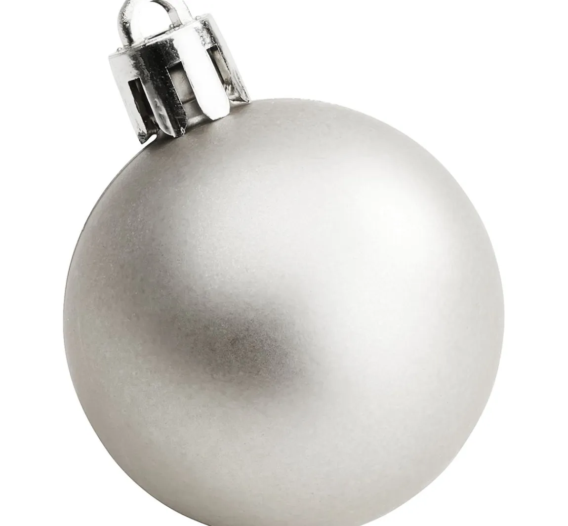 Othmar Decorations Weihnachtskugeln aus Kunststoff, 10 Stück, Ø 4,4 cm