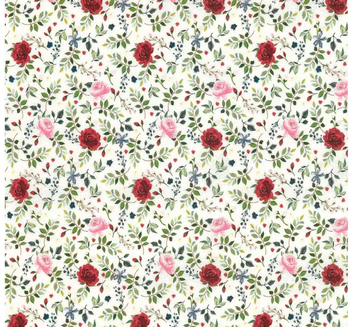 Online Westfalenstoffe Baumwoll-Stoff "Florenz - Rosen"