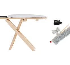 Outlet HobbyFun Wichtel-Set "Bügelbrett, Bügeleisen & Strickutensilien"