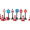 Sale HobbyFun Wichtel-Set "Pylonen & Verkehrsschilder"