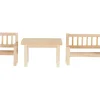 Clearance HobbyFun Wichtel-Set "Tisch, Bank & Stuhl"
