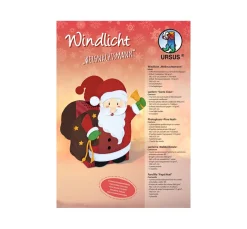 Best URSUS Windlicht "Weihnachtsmann"