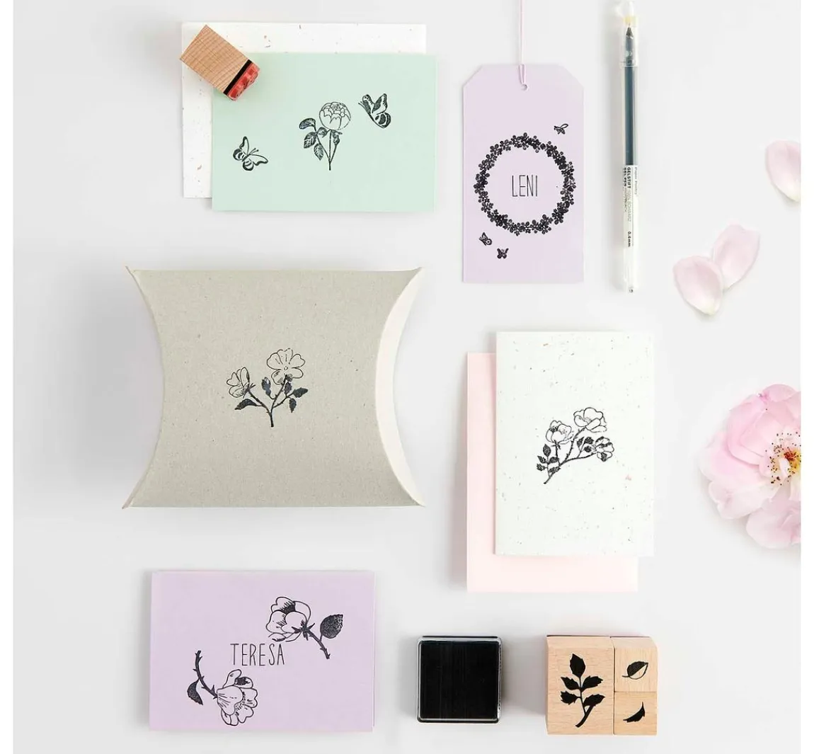 Outlet Rico Design XL Stempel-Set "La Vie En Rose"