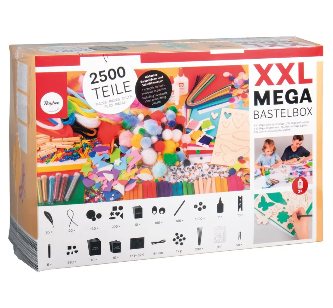 Best Rayher XXL-Mega-Bastelbox, ca. 2.500 Teile