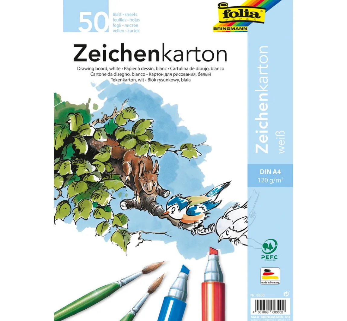 Online folia Zeichenpapier DIN A4