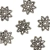 Hot UIT Zier-Perlkappen "Blume 1", 6 Stück