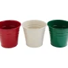 Sale ohne Marke Zink Pflanzentopf, 3er Set