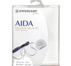 Best Zweigart Stern-Aida, Precut 48 x 53 cm