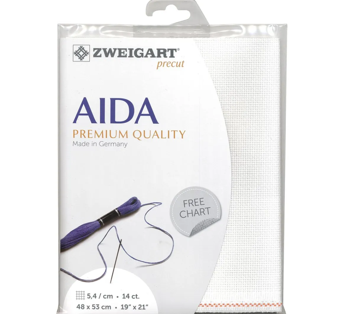 Best Zweigart Stern-Aida, Precut 48 x 53 cm